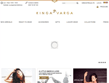 Tablet Screenshot of kingavarga.ro